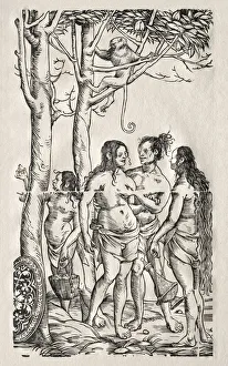 1473 1531 Prints: Hottentots with herd. Creator: Hans Burgkmair (German, 1473-1531)