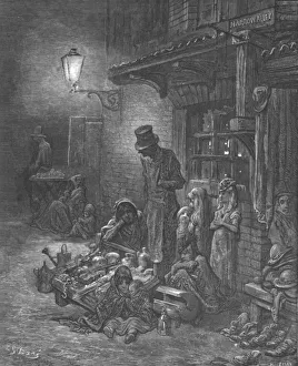 Blanchard Jerrold Prints: Houndsditch, 1872. Creator: Gustave Doré