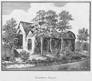 Lysons Prints: Hounslow Chapel, c1792