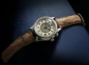 Charles Lindbergh Gallery: Hour Angle wristwatch, ca. 1927. Creator: Longines-Wittnauer Watch Co