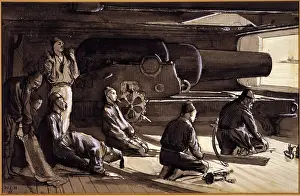 Crouching Prints: The Hour of Prayer, 1877. Creator: Walter Charles Horsley