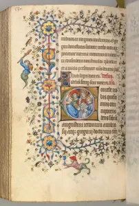 And Gold On Vellum Prints: Hours of Charles the Noble, King of Navarre (1361-1425)