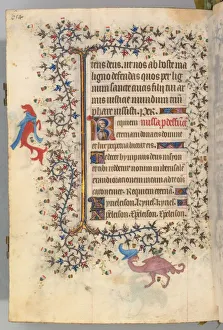 Hours of Charles the Noble, King of Navarre (1361-1425), fol. 321v, Bust of Death, c