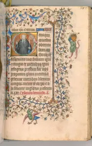 Hours of Charles the Noble, King of Navarre (1361-1425), fol. 288r, St. Anthony, c
