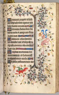 Hours of Charles the Noble, King of Navarre (1361-1425): fol. 187r, Text, c. 1405