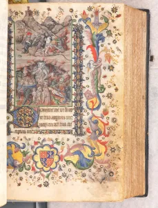 Hours of Charles the Noble, King of Navarre (1361-1425): fol. 106r, Last Judgment, c