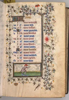 Hours of Charles the Noble, King of Navarre (1361-1425): fol. 6r, June, c. 1405. Creator