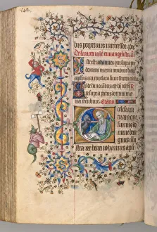 Hours of Charles the Noble, King of Navarre (1361-1425): fol. 265v, St. John the Evangelist, c