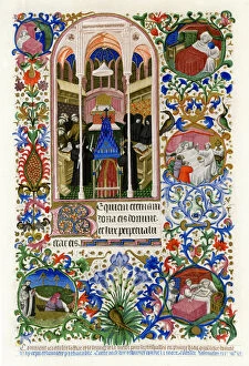Duke Of Bedford Gallery: Hours of the Dead, 1414-1423.Artist: Workshop of the Master of the Duke of Bedford