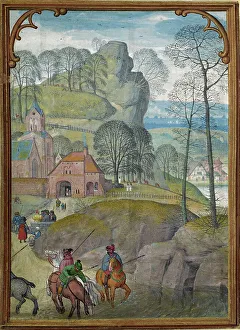The Hours of Hennessy (Hours of Notre-Dame). Labors of the Months: February, c1530. Creator: Bening, Simon, (Workshop) (ca 1483-1561)