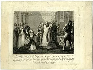 Russian National Library Collection: The last hours of Mary Stuart, Queen of Scots, 1794
