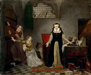 The last hours of Mary Stuart, Queen of Scots, ca 1819