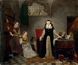 Elizabeth I Of England Gallery: The last hours of Mary Stuart, Queen of Scots, ca 1819