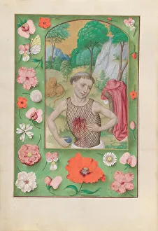 Hours of Queen Isabella the Catholic, Queen of Spain: Fol. 185v, St. Jerome, c. 1500