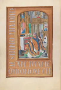 Hours of Queen Isabella the Catholic, Queen of Spain: Fol. 87v, Celebration of the Mass, c