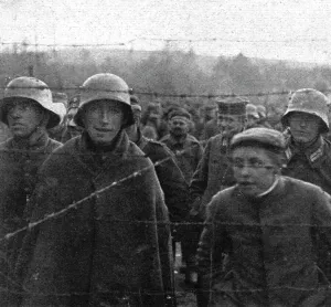 Lalbum De La Guerre Prints: Hours of Victory; Lower ranks of the German army 1917. Creator: Unknown
