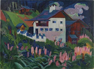 Kirchner Prints: Our house, 1918-1922. Creator: Kirchner, Ernst Ludwig (1880-1938)