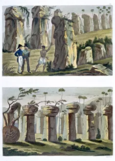 Showing Prints: House of the Ancients, Island of Tinian, c1820-1839. Artist: Landini