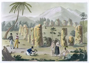 House of the Ancients, Island of Tinian, c1820-1839. Artist: G Bramati