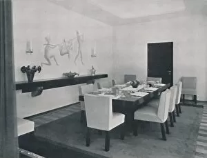 Rudolf Gallery: House in Bucharest by Rudolf Frankel - The dining room, 1942