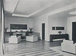 Rudolf Prints: House in Bucharest by Rudolf Frankel - The sitting room, 1942