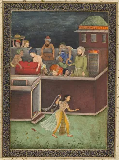 A House Burgled at Night, c. 1700. Creator: Unknown