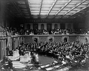 Us Capitol Prints: The House called to order--Opening of 59th Congress