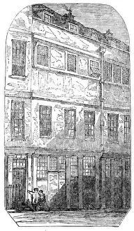 Rowhouse Prints: The House in which Chatterton died, Brook-Street, Holborn, 1857. Creator: Unknown
