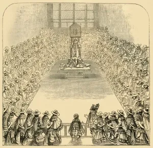 Assembly Prints: House of Commons in 1623, (1881). Creator: Unknown