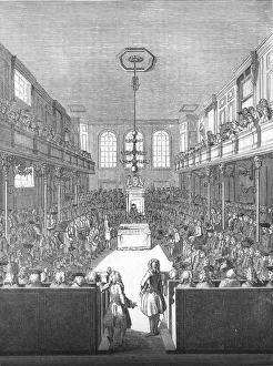 Charles Knight And Co Prints: House of Commons in the time of George II, 1845