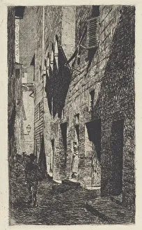House of Dante da Castiglione [Casa di Dante da Castiglione], c. 1883. Creator: Telemaco Signorini