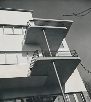 C G Holme Prints: House for two families in Budapest, Romania, 1933