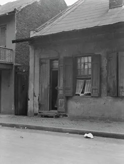 Shutters Prints: House in the French Quarter, New Orleans, between 1920 and 1926. Creator: Arnold Genthe