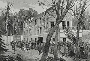 Mourner Prints: House where Gambetta died on 31 December 1882