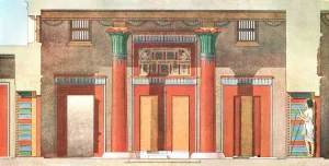 Ludwig Prints: House of General Ramose at Tell el-Amarna, Egypt, (1928). Creator: Unknown