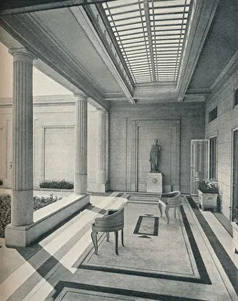 Skylight Prints: House in Grosvenor Road Westminster - The Stoa Looking West