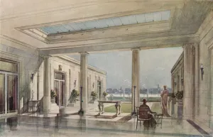 A House in Grosvenor Road, Westminster (Thames Embankment). G. & A. Gilbert Scott, Architects, c19