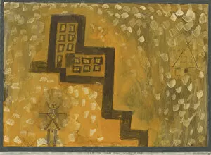 Klee Gallery: The House On High, 1923. Creator: Klee, Paul (1879-1940)