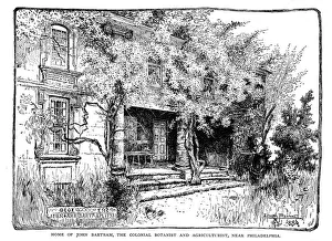 Pennsylvania Prints: House of John Bartram (1699-1777), American botanist and agriculturist, 1884