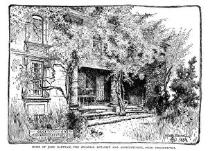 Agriculturalist Gallery: House of John Bartram (1699-1777), American botanist and agriculturist, 1884