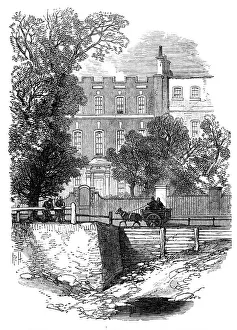 Rowhouse Prints: The house of the late Daniel Maclise, R.A. in Cheyne-Walk, Chelsea, 1870. Creator: Unknown