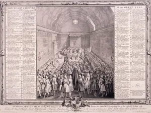 John Pine Prints: House of Lords, Palace of Westminster, London. Artist: John Pine