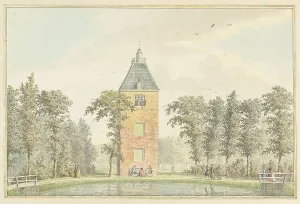Noon Prints: The house at Maarssen, noon, 1757-1822. Creator: Hermanus Petrus Schouten
