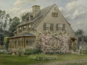 House of Max Brodel in Guilford, Baltimore, 1918. Creator: Max Brodel