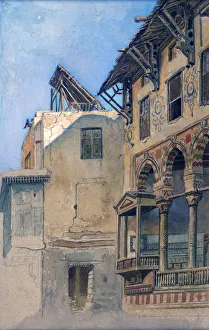 House of Memlook Radnau Bey, Cairo, 1870. Artist: Frank Dillon