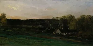 Daubigny Charles Francois Prints: House of Mere Bazot, 1874. Creator: Charles Francois Daubigny
