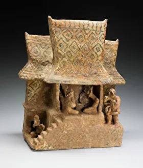 House Model with Ritual Feast, 100 B. C. / A. D. 300. Creator: Unknown