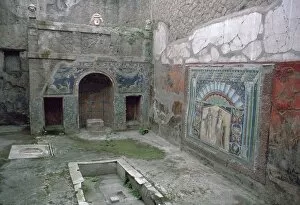 The house of Neptune and Amphitrite in Herculaneum, 1st century