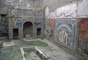 Herculaneum Prints: The house of Neptune and Amphitrite in Herculaneum, 1st century