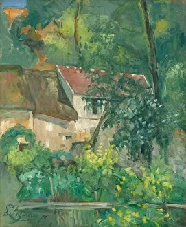 Tranquility Gallery: House of Père Lacroix, 1873. Creator: Paul Cezanne